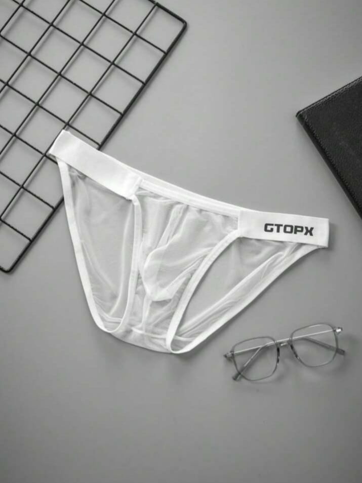 Gtopx Men's Sexy Transparent Comfy Underwear